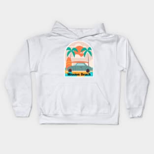 Mission Beach - California Kids Hoodie